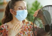 Calor aumenta incômodo com máscara facial
