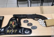 Suspeito de homicídio é preso com droga e a arma do crime no Ouro Preto