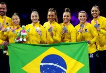 Ginástica Artística: Brasil é prata na disputa de equipes femininas