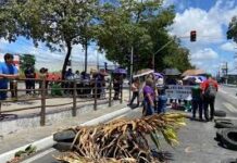 Trabalhadores do Veredas voltam a fechar a Fernandes Lima na 2ª semana de greve em Maceió