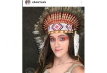 Deputada Cibele Moura é criticada ao postar foto em que aparece de índia