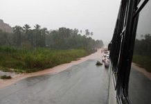 Chuvas provocam acidentes e abrem cratera na AL-465 em Porto Calvo