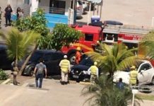 Incêndio atinge edifício do centro empresarial JTR no bairro da Jatiúca