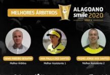 FAF divulga o melhor árbitro e melhores assistentes do Alagoano
