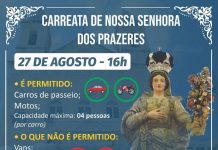 Carreata será realizada para homenagear Nossa Senhora dos Prazeres