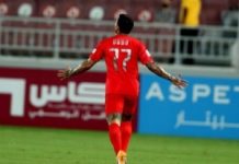 Emprestado pelo Verdão, Dudu marca em vitória do Al Duhail no Catar