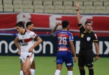 Pedro perde pênalti, Fortaleza e Flamengo fazem jogo ruim e empatam sem gols