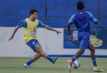 CSA faz último treino em Recife para enfrentar o Náutico