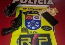 PM apreende drogas e cinco armas de fogo no interior de Alagoas