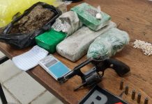 Em Flexeiras, homem é preso por tráfico de drogas e porte ilegal de arma
