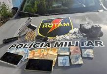Após denúncia, polícia prende suspeito de vender drogas em carro no São Jorge