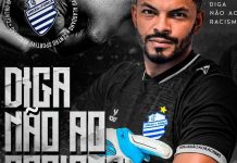 Novo uniforme de goleiro do CSA conscientiza sobre luta contra o racismo