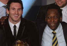 No Instagram, Pelé parabeniza Messi por bater seu próprio recorde