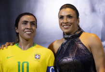 Alagoana Marta ganha estátua de cera no Museu da Seleção Brasileira