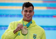 Guilherme Caribé e ‘Cachorrão’ conquistam o ouro na natação