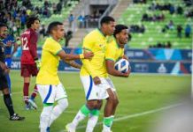 Com gol no fim, Brasil vence Estados Unidos em estreia do futebol masculino no Pan