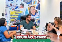 Em reunião com o secretário de Educação, Rogério Lima, tratamos do início do ano letivo