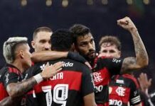 Flamengo reage e vence Santos de virada por 3 a 1 no Brasileirão