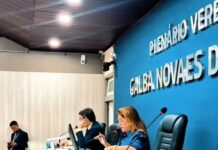 Hoje presidi mais uma Sessão Ordinária na Câmara de Vereadores