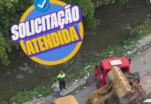 Pedido feito, pedido atendido! ação de limpeza após solicitação do nosso mandato