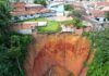Vídeo: Cratera destrói sonho da casa própria de família